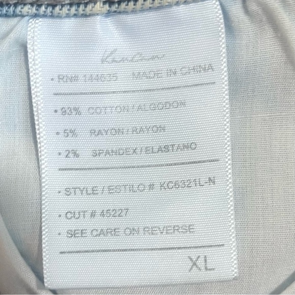 KanCan Acid Wash High Rise Distressed Denim Cutoff Shorts Frayed Hem - Picture 10 of 12